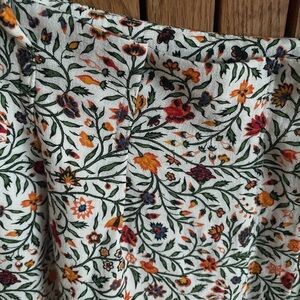 Ann Taylor Green and Orange Casual Skirt